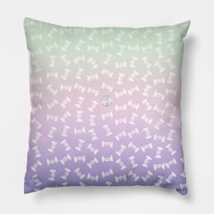 Pastel Goth candy skull pattern Pillow