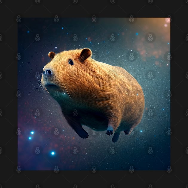 Space Capybara by Red