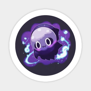 Dark Ghoulette Purple Ghost Magnet