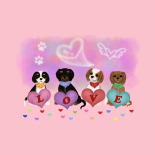 Cavalier King Charles Spaniels Puppy Love T-Shirt