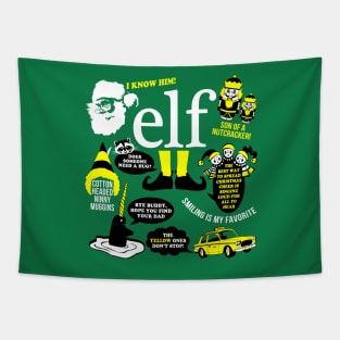 Buddy the Elf Quotes T-Shirt Tapestry