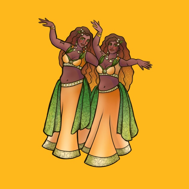 Gemini Belly Dancers by bubbsnugg