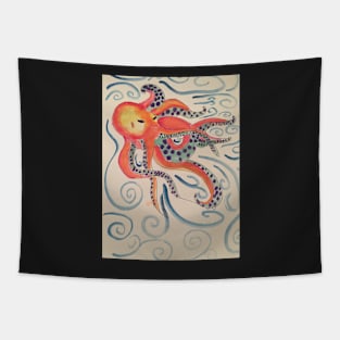 Colorful octopus Tapestry