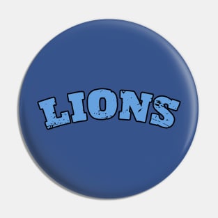 Lions Football Pin