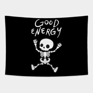 Skeleton Good Energy Tapestry