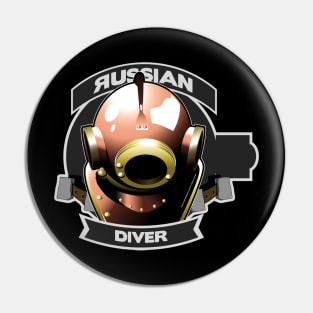 Russian Diver crest Pin