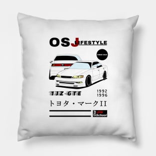 JZX90 OSJ LifeStyle [Black Edition] Pillow