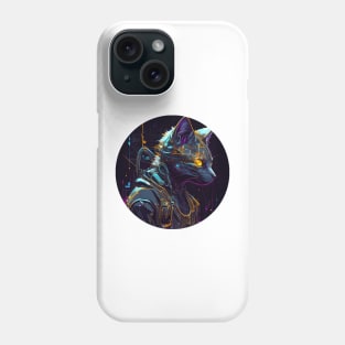 Cat Cyberpunk Futuristic - Love Cats Phone Case