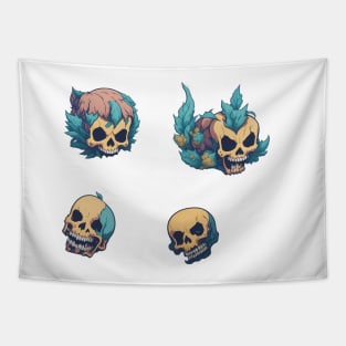 Skulls Tapestry