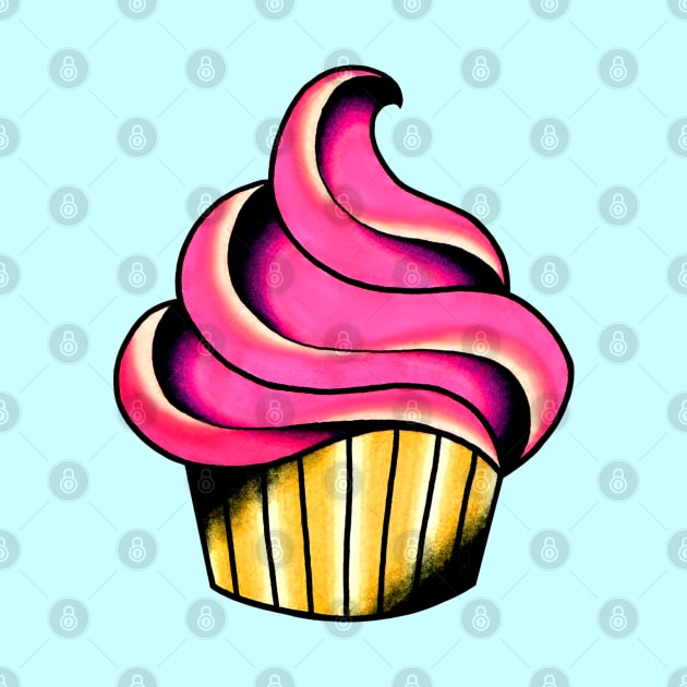 Pink Cupcake by prettyinink