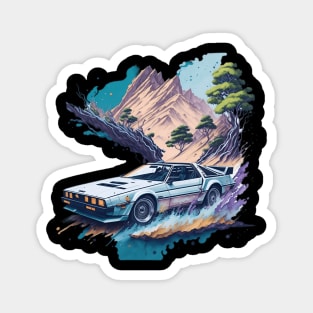 Summer Art DMC DeLorean Magnet