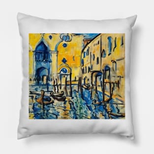 Imaginary Venice [Oskar revisited] Pillow