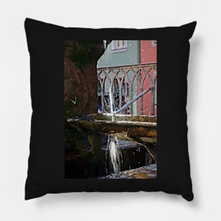 Old Fountain - Rothenburg od Tauber Pillow