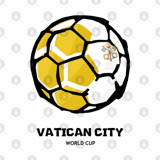 Vatican City Football Country Flag by KewaleeTee