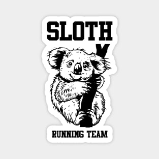 Sloth running team Magnet