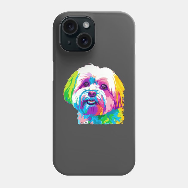 Maltese Pop Art - Dog Lover Gifts Phone Case by PawPopArt