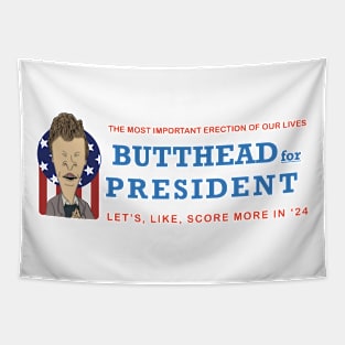 BUTTHEAD FOR PRESIDENT Tapestry