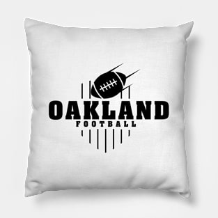 Oakland Football Team Color Pillow