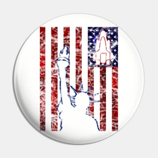 American Symbols Pin