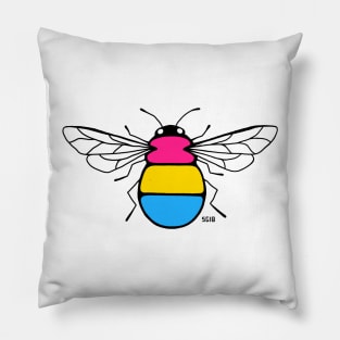 Pansexual Pride Bee Pillow