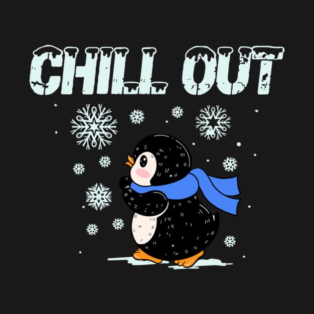 Chill Out Penguin by SnugFarm