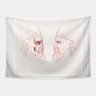 Shakespeare King Lear Sketch Tapestry