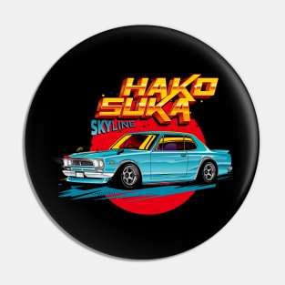 Hakosuka JDM cars Pin