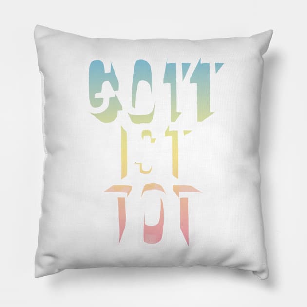 nietzsche GOTT IST TOT 'God Is Dead' Philosophy / Nihilism tee Pillow by DankFutura