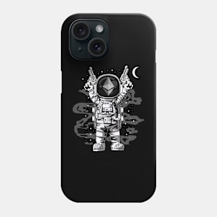 Astronaut Ethereum Crypto ETH Coin To The Moon Crypto Token Cryptocurrency Wallet Birthday Gift For Men Women Kids Phone Case