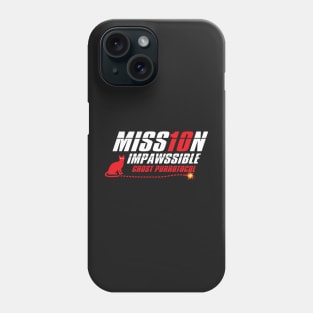 Mission Impawssible Ghost Purrotocol Dark Phone Case