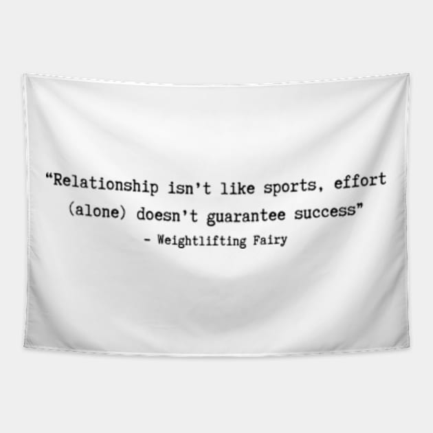 Weightlifting Fairy Kim Bok Joo quotes Tapestry by ayshatazin