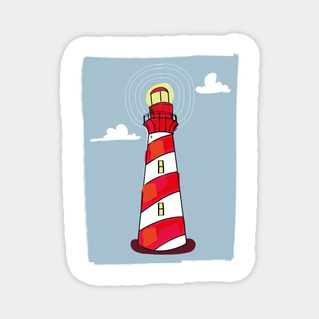 Lighthouse Magnet by nickemporium1