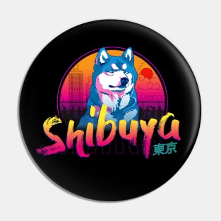 Hachiko Shibuya Pin