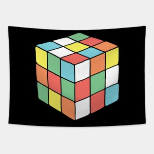 80s Retro Cubic Tapestry