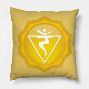 Solar Plexus: Manipura Chakra Symbol - 08 Pillow