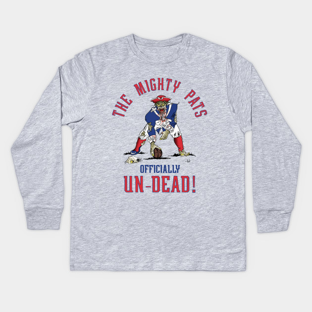 Pats Zombie New England Patriots Kids Long Sleeve T Shirt Teepublic