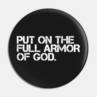 Armor Of God Pin