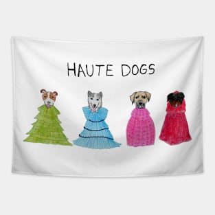 Darien Sport Haute Dogs Tapestry