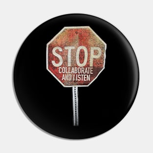 Stop Sign Pin