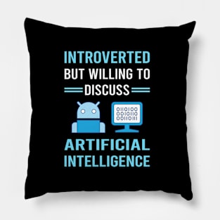 Introverted Artificial Intelligence AI Pillow