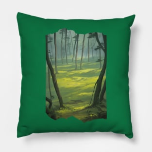 Tepid Swamp - D&D Scenery Pillow