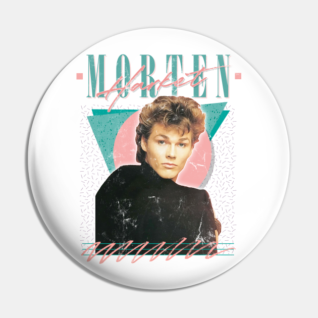 80s Vintage Style Morten Harket Aesthetic Design - Morten Harket - Pin | TeePublic 80s Vintage Style Morten Harket Aesthetic Design - Morten Harket - Pin | TeePublic