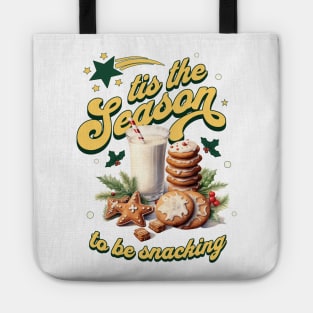 Tis The Season Vintage Christmas Cookies Baking Tote