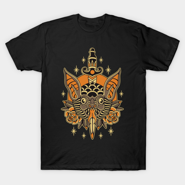 Traditional tattoo bat - Tattoo - T-Shirt