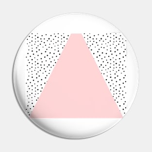 Gentle Scandinavian geometric blush Pin