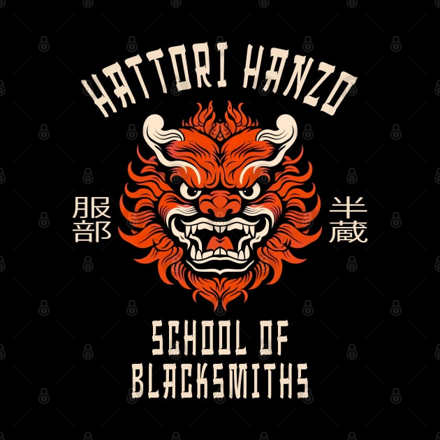 School Of Blacksmiths - Hattori Hanzo by ShirtFace