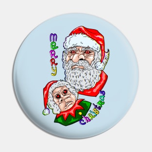 Santa Claus merry christmas HO HO HO Pin