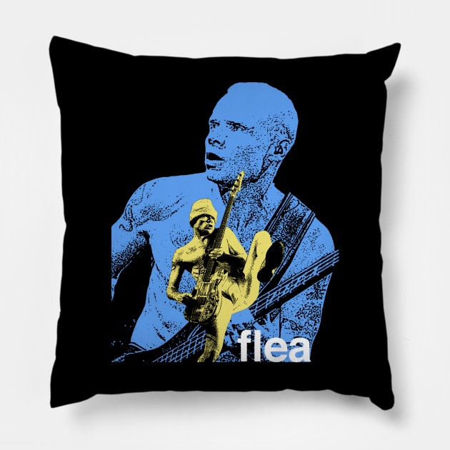 Flea rockin' you ! Pillow by Fatdukon