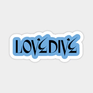 Love Dive Logo Magnet