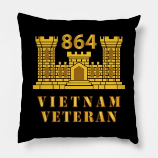 864th Engineer Battalion - ENG Branch - Vietnam Veteran Pillow